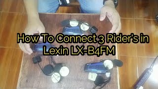 Intercomunicador LEXIN B4FM PRO [upl. by Allyson310]