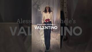 Valentino 2025 Spring Readytowear valentino alessandromichele fashion shortsfeed runway [upl. by Norling623]