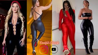 Perfect Leggings Sunday Styles  7 Days Of Jumpsuits 2024  How To Style Shiny Spandex Jumpsuits [upl. by Ballman]