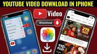 YouTube Video Download in iPhone  How To Download Youtube Video in iPhone  YouTube Video Download [upl. by Malilliw]