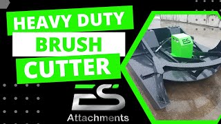 ES 72quot Heavy Duty Brush Cutter  Universal Quick Attach  Made in USA [upl. by Airpal845]