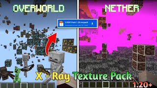 XRay Texture Pack For Minecraft Pe 120 With Night Vision [upl. by Cher]