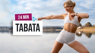 24 MIN TABATA PARTY  No Equipment Full Body HIIT Workout  Intermediate  Advanced [upl. by Einnaj]