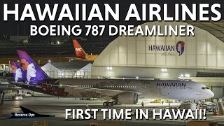 BRAND NEW Hawaiian Airlines 787 Dreamliner  First Time in Hawaii  Feb 14th 2024 [upl. by Allain820]