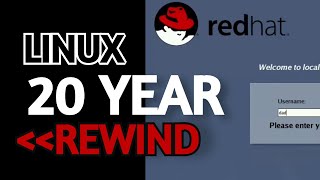 Trying a 20 year old Linux Distro  2002 Vintage Red Hat Linux Desktop [upl. by Zabrina]