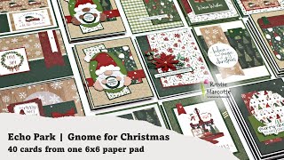 Echo Park  Gnome for Christmas  40 Cards [upl. by Wallach]