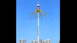 Craziest Drop Tower in South Korea [upl. by Arbmat]