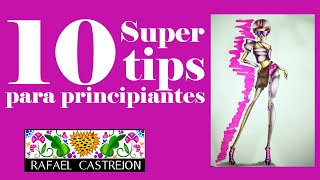 10 tips para ilustración de moda principiantes [upl. by Dorey]