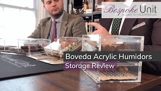 Boveda Acrylic Cigar Humidor Review Checking Out Bovedas Transparent Cigar Storage Solution [upl. by Koeninger547]