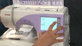 Janome Memory Craft 9500 Demonstration [upl. by Nimrac929]