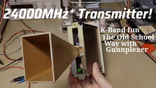 A quick 24GHz test source and transceiver with Gunndiodes On KBand [upl. by Shermy70]