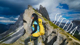 Hike to Rifugio Firenze  Seceda  Dolomites [upl. by Aneehsor930]