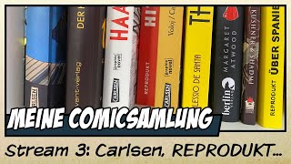 Meine Comicsammlung Carlsen Egmont REPRODUKT avant Zwerchfell und Co  Deutsch [upl. by Arbed793]