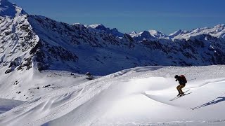 La Sashe  Best expert black run Tignes French Alps [upl. by Lissa]