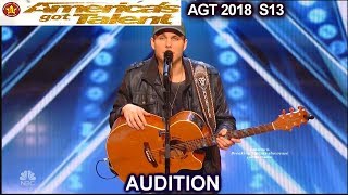 Hunter Price Original song “Left Behindquot on His Second Chance Americas Got Talent 2018 Audition AGT [upl. by Gillette]