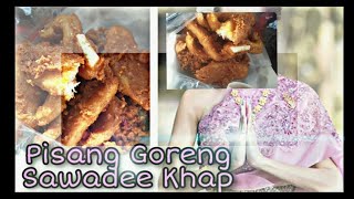 PISANG GORENG  FRIED BANANA  THAI STREET FOOD  TastExplore Goes Thailand [upl. by Analle]