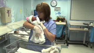 Infant  Nurse  Newborn  Baby  Hospital  Nursery  Stock Footage [upl. by Nnylahs312]