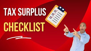 Your Tax Surplus MANDATORY Items Must Watch Before You Start [upl. by Assilana620]