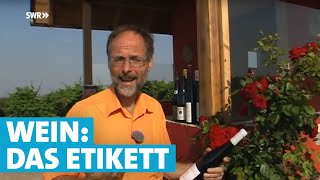 Werner erklärt Wein Was steht auf dem Etikett [upl. by Hoeg48]