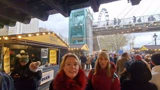 WINTER MARKET SOUTHBANK CENTRE 2022 Walking Through [upl. by Codd]