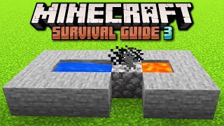 Cobblestone amp Stone Generators ▫ Minecraft Survival Guide S3 ▫ Tutorial Lets Play Ep40 [upl. by Ixel394]