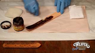 Basics for Applying an Antique Finish to Leather [upl. by Nhguaved894]