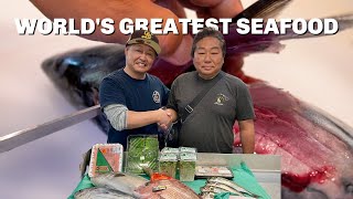 How To Prepare A Sushi Dinner With Worlds Greatest Seafood [upl. by Brittani]