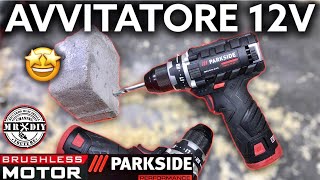 ORA FUNZIONA 😍 Trapano avvitatore 12V Parkside Performance Lidl PBSPA 12 A1 Brushless Recensione [upl. by Yraeg]