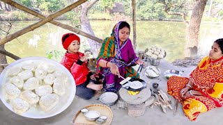 এই শীতের ঠাণ্ডায় বানিয়ে নিন নতুন ধরণের সুজির পিঠা মুখে দিলেই মিলিয়ে যাবেbengali pitha recipe [upl. by Esac]