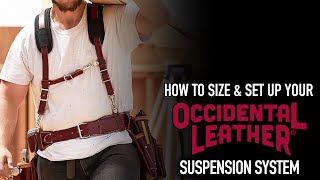 How to Size amp Set Up Your Occidental Leather Suspenders [upl. by Yesac]