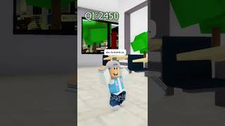 Do NASCIMENTO à MORTE de um BOBÃO com QI mas ele cresce… no ROBLOX 😈 shorts [upl. by Hamitaf]