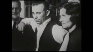 John Dillingers Escape from Crown Point Indiana 1934 Newsreel Footage [upl. by Sabine]