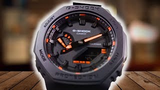 Unboxing The Orange Casioak Casio Gshock Ga 2100 Watch [upl. by Sanjiv]