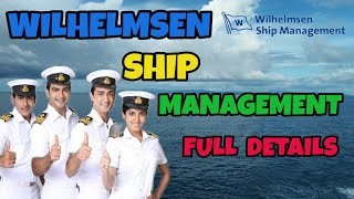 WILHELMSEN SHIP MANAGEMENT FULL DETAIL  HOW TO APPLY  SALARY  SPONSORSHIP DETAIL [upl. by Craw]