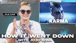 JoJo Siwa On Creative Process Behind “Karma” Lyrics amp Music Video  How It Went Down  Billboard [upl. by Ziza]