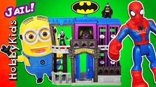 Batman and Spiderman Get the Villains by HobbyKidsTV [upl. by Maag]