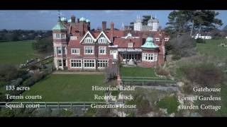 Bawdsey Manor from the air [upl. by Charleen]