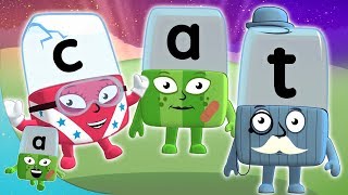 Alphablocks  3 Letter Words  Learn to Read  Phonics for Kids  Learning Blocks [upl. by Annahtur]