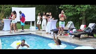 40th Birthday Celebration All White Pool Party [upl. by Sacrod]