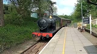 Telford Steam Railway GWR 5619 locomotive Bank Holiday Monday 652024 [upl. by Newmark]