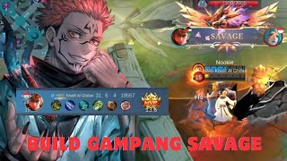 Savage Yin bestbuildtop1global topglobalyin yin mobilelegends itemyin yinbestbuild savage [upl. by Dnomsad72]