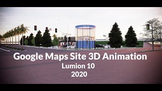 Google maps location to 3d model and animation [upl. by Einamrej]