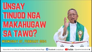 quotUnsay tinuod nga makahugaw sa tawoquot  0272024 Misa ni Fr Ciano Ubod sa SVFP [upl. by Rehpatsirhc]