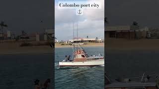 Colombo port city view 👀🇱🇰⛵️ ලස්සන හවසක 🖤 [upl. by Adnilem]