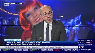 Fabrice Paire Groupe Partouche Bientôt davantage de casinos le jackpot pour les grands groupes [upl. by Ecnaret835]