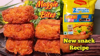 5 Minutes Evening Snacks Recipe  Crispy amp Tasty  Maggie Bites  Maggi Snacks Recipe  Cutlet [upl. by Arral300]