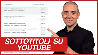 Sottotitoli YouTube Come impostarli nel 2020 nel YouTube Studio [upl. by Lordan]