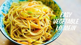 Easy Vegetable Lo Mein  Quick Dinner Under 30 min [upl. by Weinman]