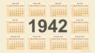 Kalender 1942 [upl. by Sheeb]