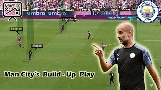 Pep Guardiolas Buildup Play  Man City Tactics [upl. by Mcnamee]